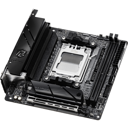 ASRock B650I Lightning WiFi ITX Motherboard for AMD Socket AM5 CPUs